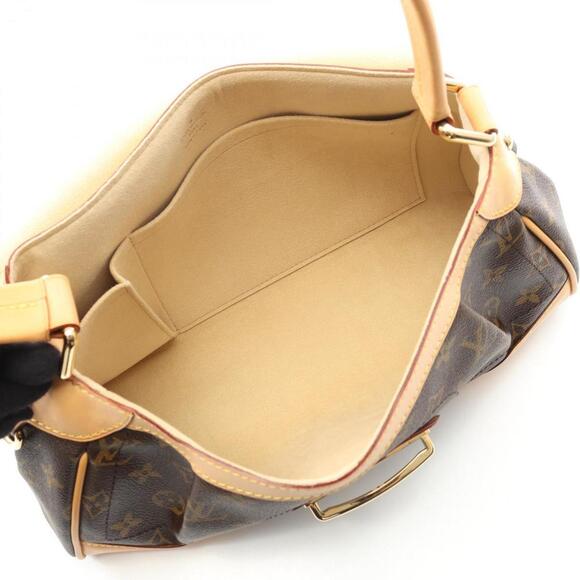 LOUIS VUITTON Brown Monogram Leather Shoulder Bag - Picture 3 of 8